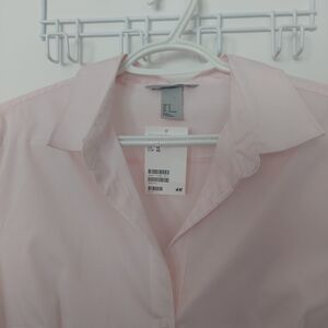 H&M Soft Pink Collared Shirt